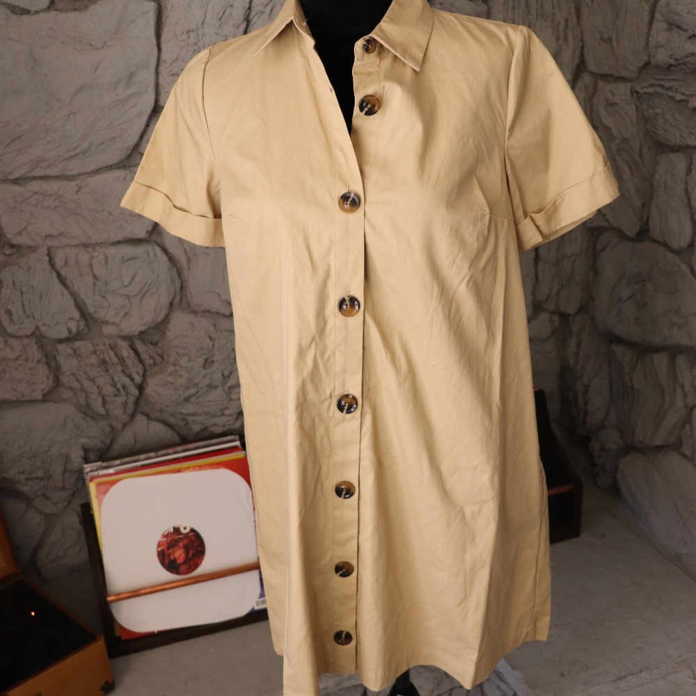 Target button tshirt dress